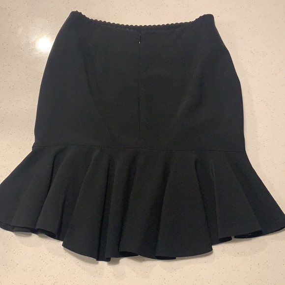 Alexander McQueen Black Flounce Skirt - Picture 2 of 4